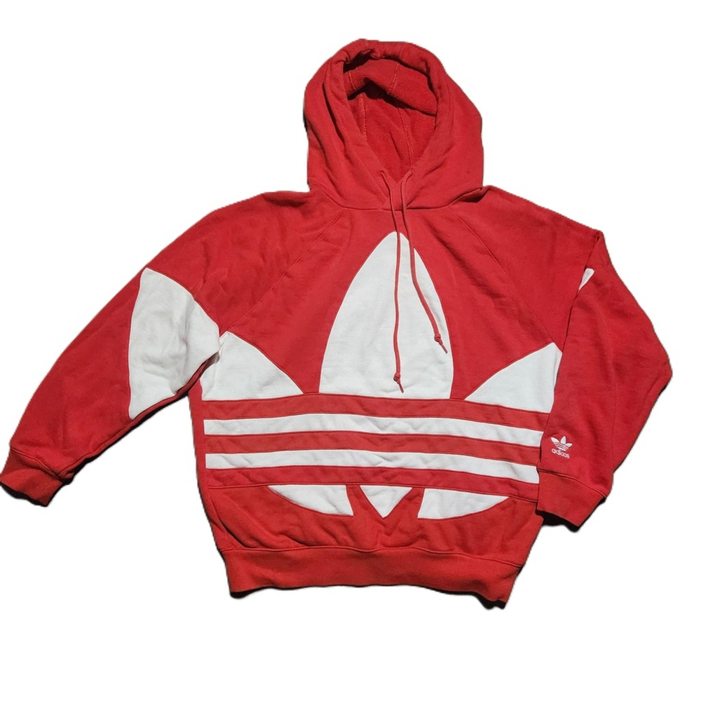 Adidas Mens Colorblock Pullover Sweatshirt Medium